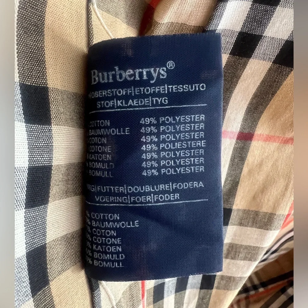 Vintage Burberry Nova Check Trench Coat - Picture 12 of 14